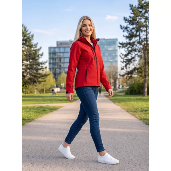  Női softshell kabát ALTISPORT NP/ALW125 PIROS 