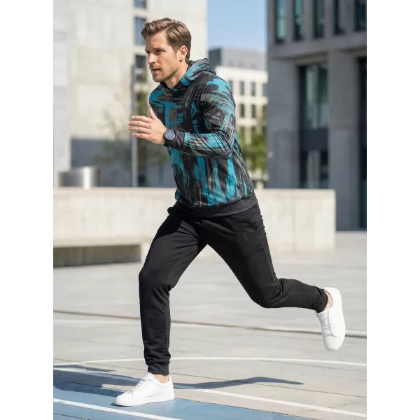  Prémium férfi pulóver ALTISPORT VOJ/ALM010MI01 FEKETE/SMARAGD 