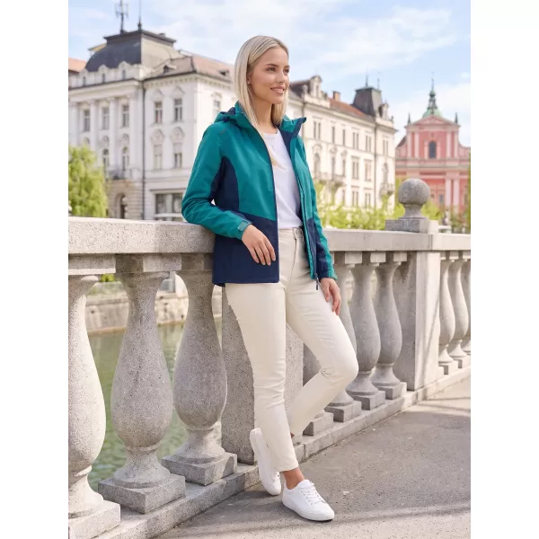  Női kabát ALTISPORT NoPrint NP/ALW935 SMARAGD 
