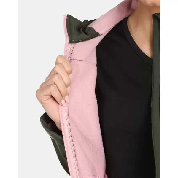  Női softshell kabát KILPI RAVIA-W VL0109KI SÖTÉTZÖLD 
