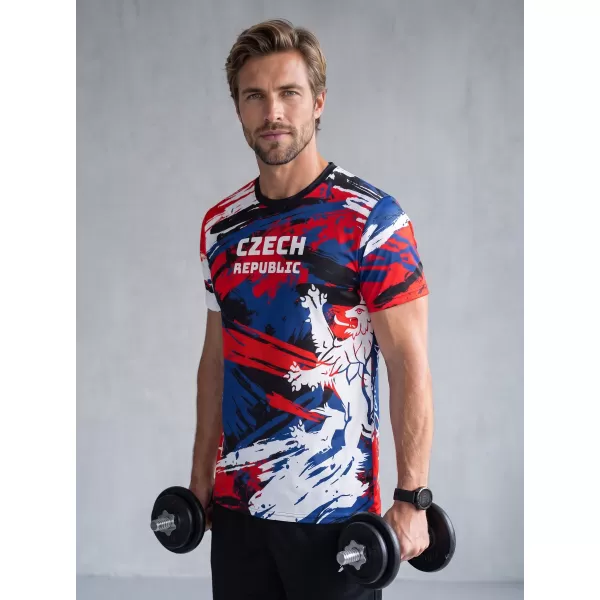  Férfi prémium funkcionális póló ALTISPORT x CZE VOJ/ALM036TR01 CSEH 