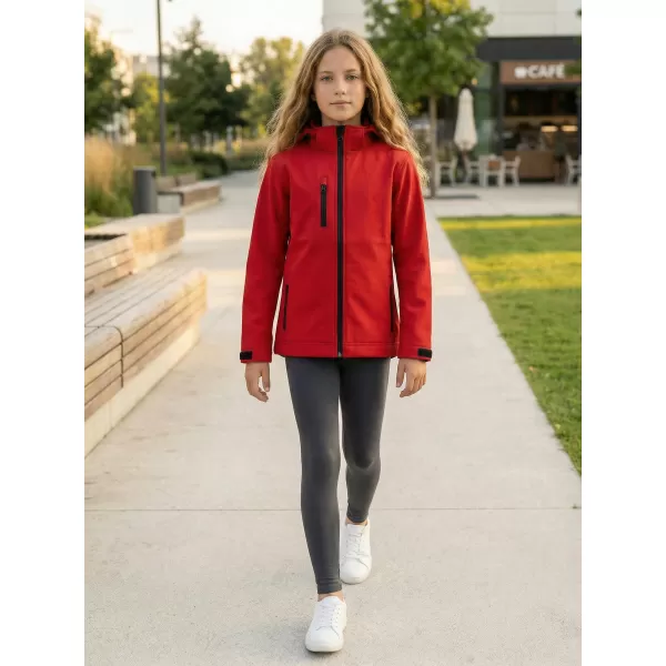  Gyermek softshell kabát ALTISPORT NP/ALK535 PIROS 