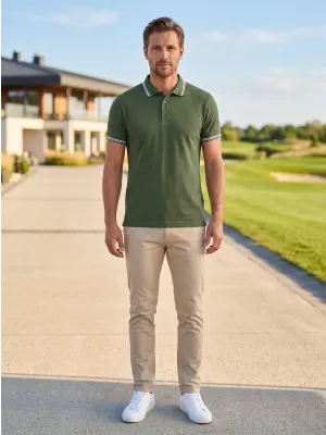 Férfi póló ALTISPORT NP/ALM921 KHAKI
