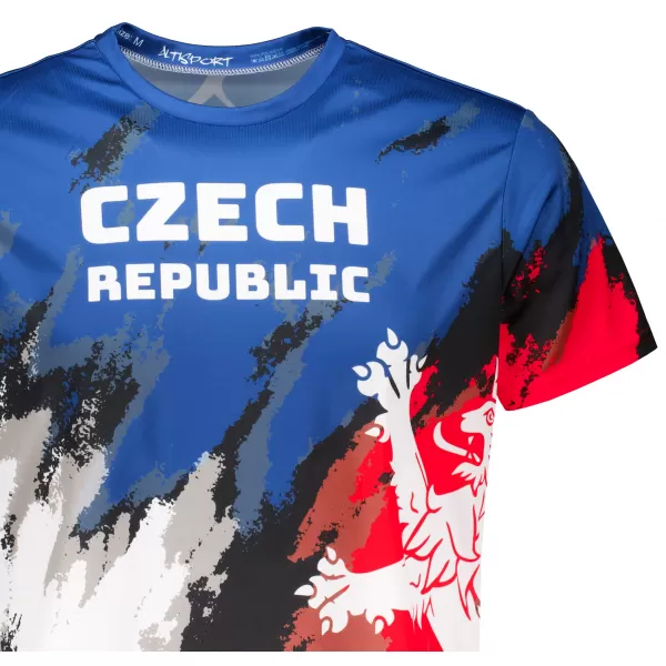  Férfi prémium funkcionális póló ALTISPORT x CZE VOJ/ALM036TR01 CSÍKOK 