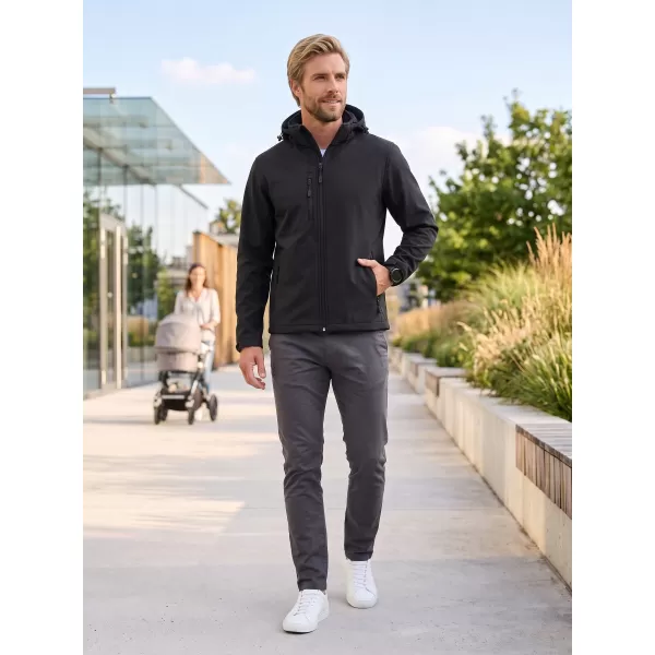  Férfi softshell kabát ALTISPORT NP/ALM225 FEKETE 