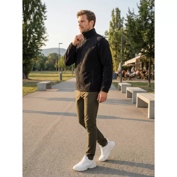  Férfi polár pulóver ALTISPORT NP/ALM105 FEKETE 