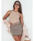Női szoknya DSTREET TRENDSTAR CY0457 BÉZS