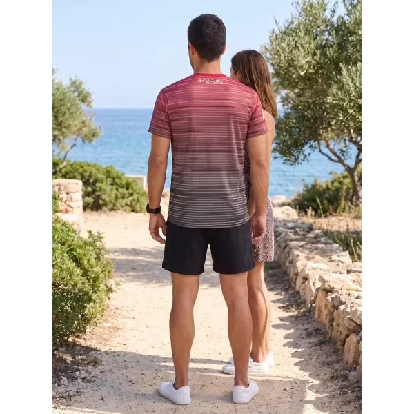  Prémium férfi póló ALTISPORT VOJ/ALM031TR01 FEKETE/BORDÓ 