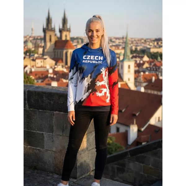  Prémium funkcionális női pulóver ALTISPORT VOJ/ALW036MI01 CSÍKOK 