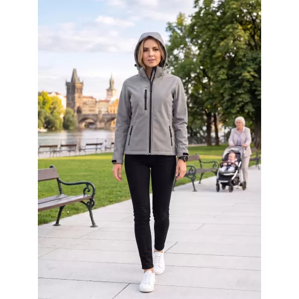  Női softshell kabát ALTISPORT NP/ALW125 ACÉLSZÜRKE 