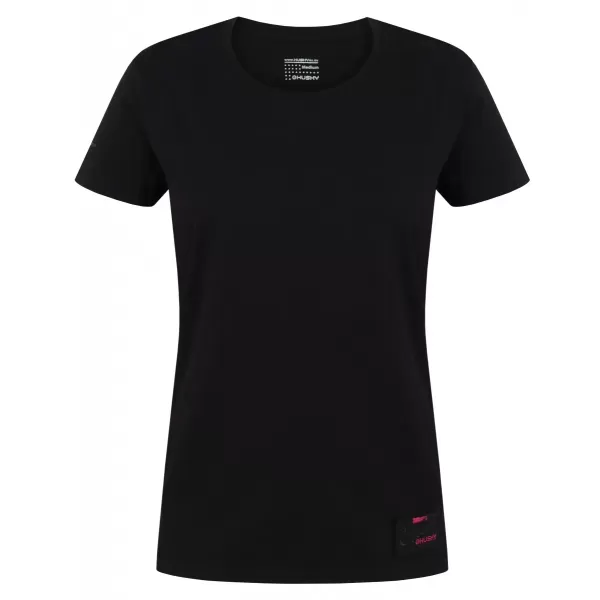  Női póló HUSKY TEE BASE L FEKETE 