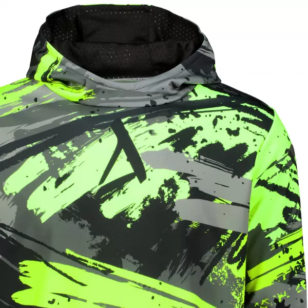  Prémium férfi pulóver ALTISPORT VOJ/ALM014MI01 FEKETE ÉS ZÖLD 