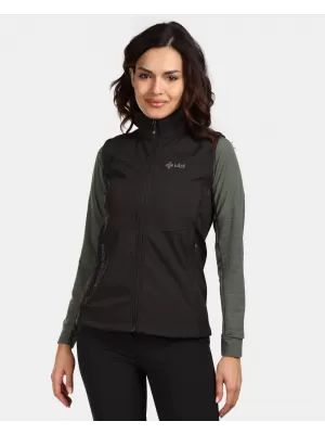 Női softshell mellény KILPI SOIL-W VL0113KI FEKETE