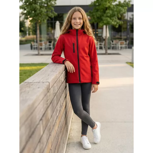  Gyermek softshell kabát ALTISPORT NP/ALK535 PIROS 