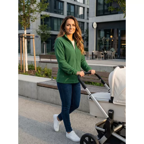  Női polár pulóver ALTISPORT NP/ALW405 ÜVEG ZÖLD 