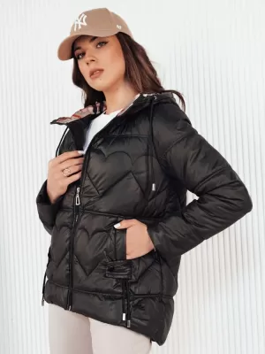Vattázott kabát DSTREET OLMO TY4242 FEKETE