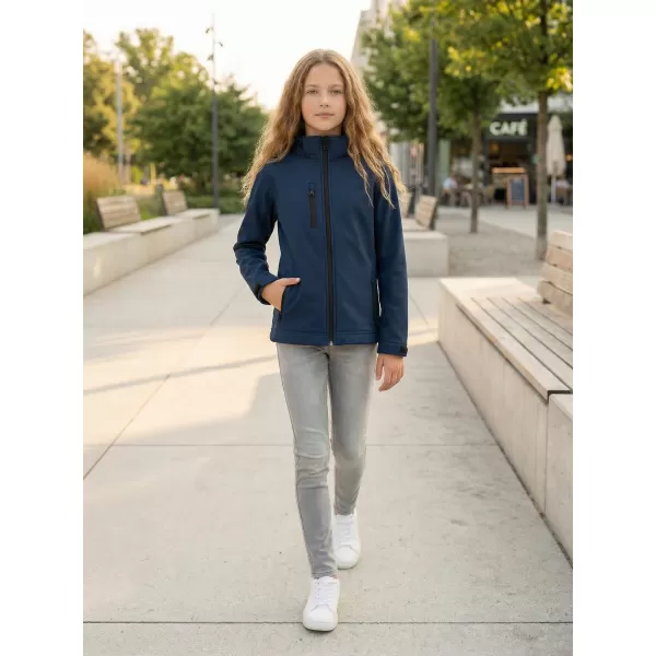  Gyermek softshell kabát ALTISPORT NP/ALK535 SÖTÉTKÉK 