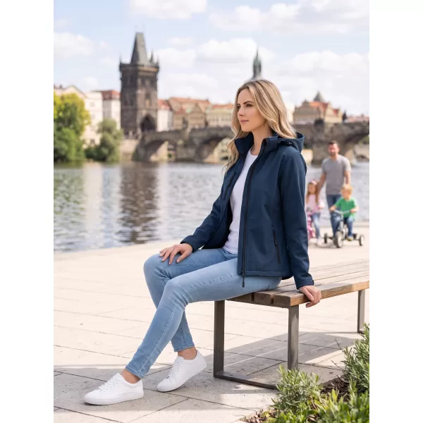  Női softshell kabát ALTISPORT NP/ALW125 SÖTÉTKÉK 