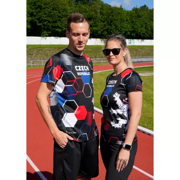  Férfi prémium funkcionális póló ALTISPORT x CZE VOJ/ALM036TR01 HEXA ARC 