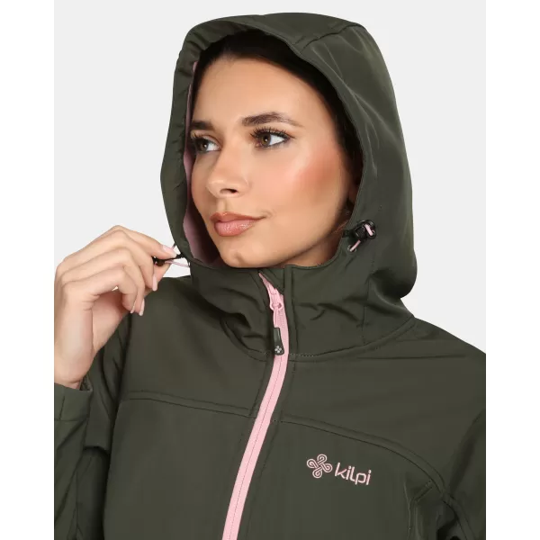  Női softshell kabát KILPI RAVIA-W VL0109KI SÖTÉTZÖLD 