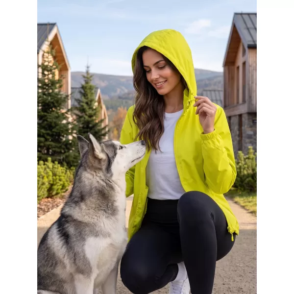  Uniszex széldzseki ALTISPORT NP/ALU425 NEON SÁRGA 