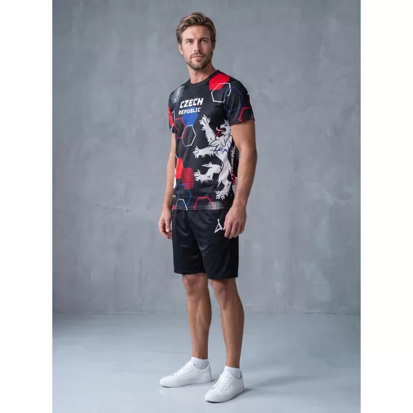  Férfi prémium funkcionális póló ALTISPORT x CZE VOJ/ALM036TR01 HEXA ARC 