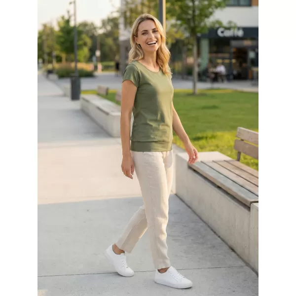  Női póló ALTISPORT NP/ALW021 KHAKI 