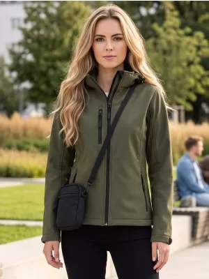 Női softshell kabát ALTISPORT NP/ALW125 KATONAI
