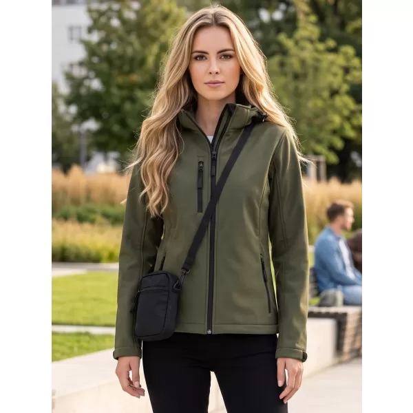  Női softshell kabát ALTISPORT NP/ALW125 KATONAI 