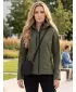 Női softshell kabát ALTISPORT NP/ALW125 KATONAI