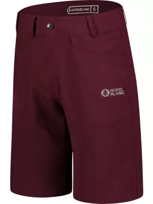 Férfi rövidnadrág NORDBLANC FIDELITY NBSPM8049 BURGUNDIA