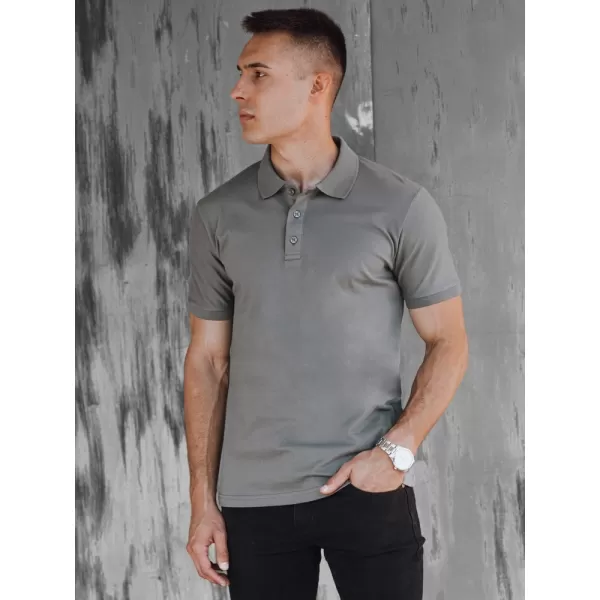  Mens t -phirt gallérral DSTREET PX0599 SÖTÉTKÉK 