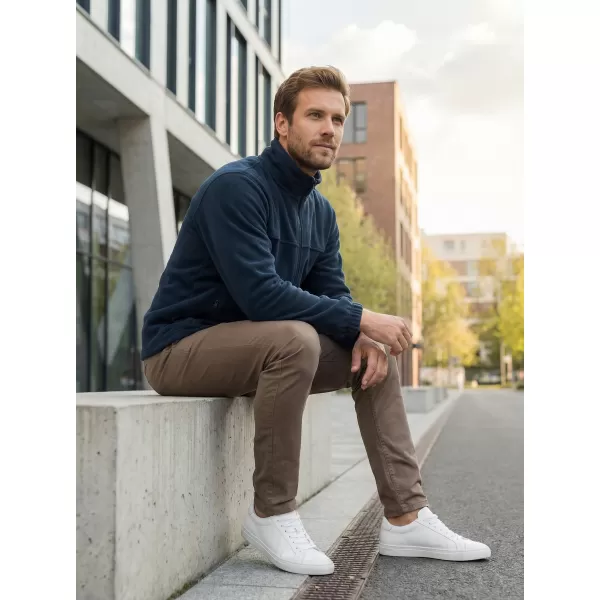  Férfi polár pulóver ALTISPORT NP/ALM105 SÖTÉTKÉK 