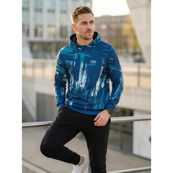  Prémium férfi pulóver ALTISPORT VOJ/ALM010MI01 SMARAGD/KÉK 