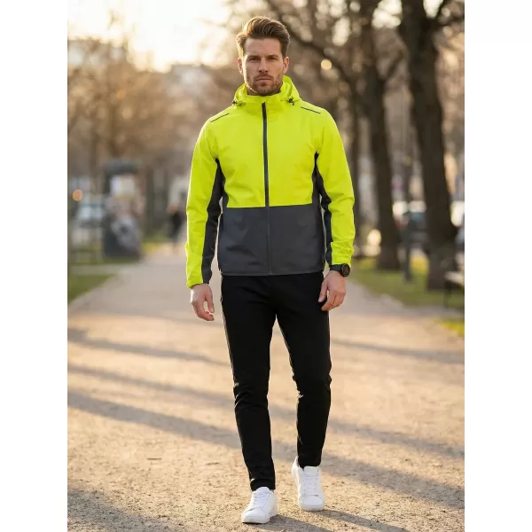  Férfi dzseki ALTISPORT NoPrint NP/ALM835 NEON SÁRGA 
