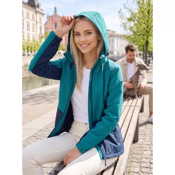  Női kabát ALTISPORT NoPrint NP/ALW935 SMARAGD 