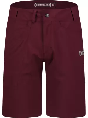 Férfi rövidnadrág NORDBLANC FIDELITY NBSPM8049 BURGUNDIA