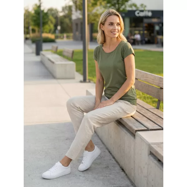  Női póló ALTISPORT NP/ALW021 KHAKI 