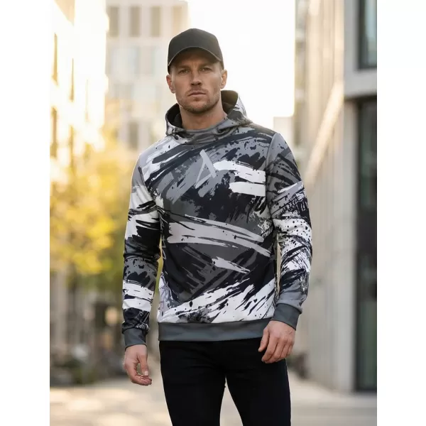  Prémium férfi pulóver ALTISPORT VOJ/ALM014MI01 FEKETE SZÜRKE 