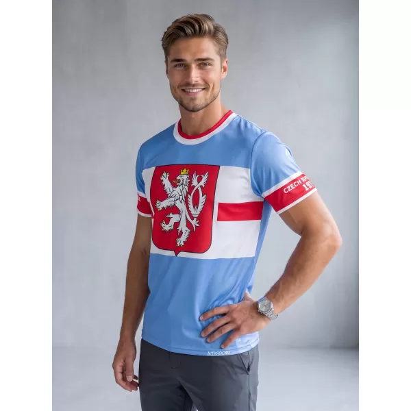  Férfi prémium funkcionális póló ALTISPORT x CZE VOJ/ALM032TR01 RETRO 
