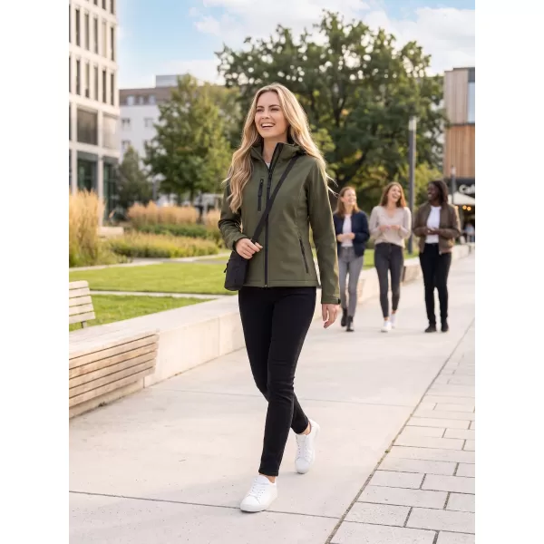  Női softshell kabát ALTISPORT NP/ALW125 KATONAI 