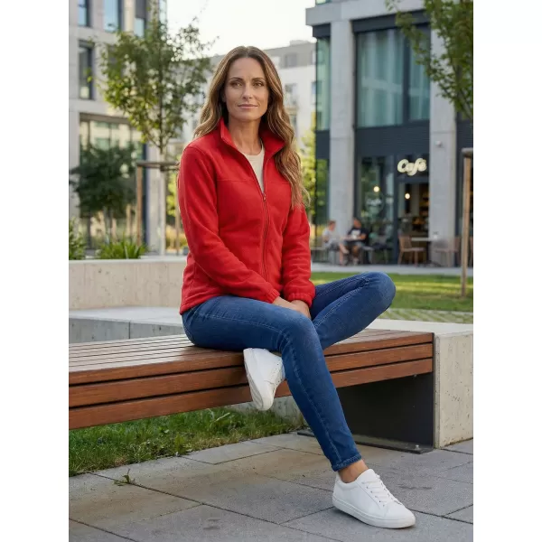  Női polár pulóver ALTISPORT NP/ALW405 PIROS 