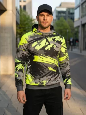 Prémium férfi pulóver ALTISPORT VOJ/ALM014MI01 FEKETE ÉS ZÖLD