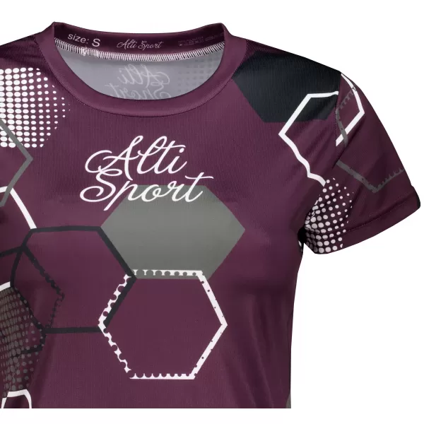  Prémium funkcionális női póló ALTISPORT VOJ/ALW037TR01 LILA 