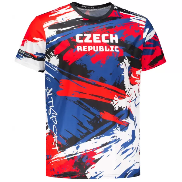  Férfi prémium funkcionális póló ALTISPORT x CZE VOJ/ALM036TR01 CSEH 