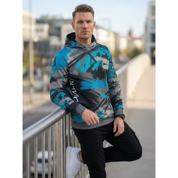  Prémium férfi pulóver ALTISPORT VOJ/ALM014MI01 FEKETE/KEROZIN 