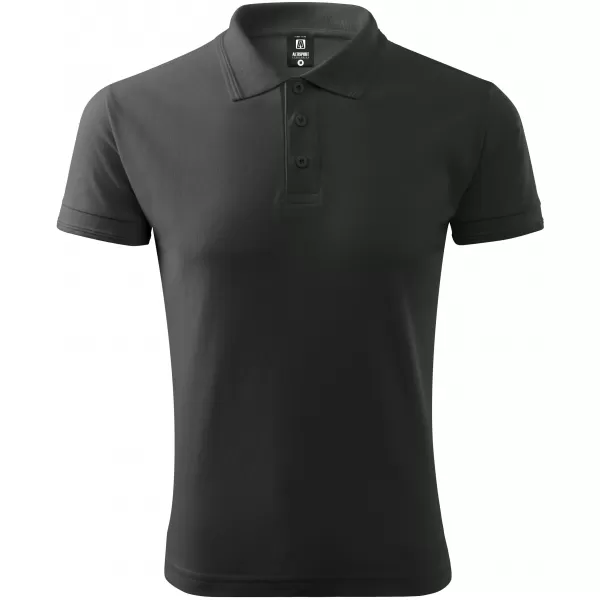  Férfi póló gallérral ALTISPORT NP/ALM302 SÖTÉT PALA 