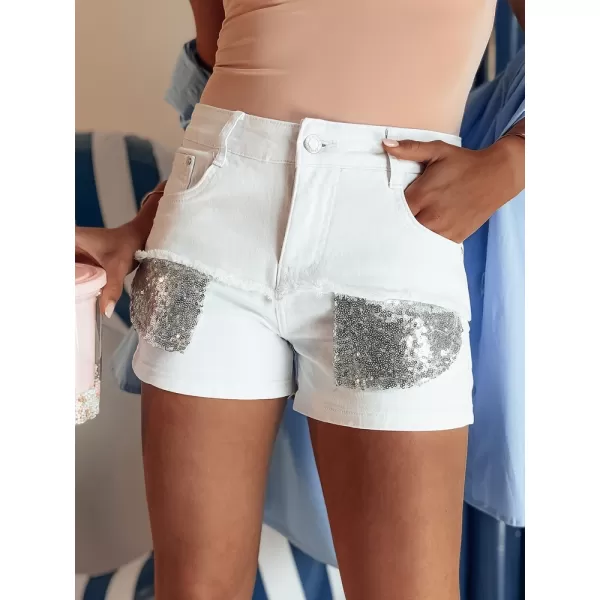  Rövidnadrág DSTREET SHINEWEAR SY0339 FEHÉR 