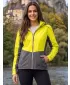 Női kabát ALTISPORT NoPrint NP/ALW965 NEON SÁRGA