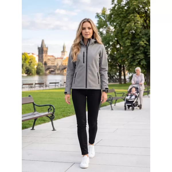  Női softshell kabát ALTISPORT NP/ALW125 ACÉLSZÜRKE 